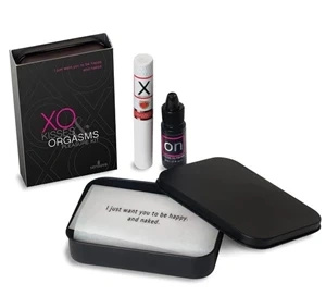 Sensuva XO Kisses and Orgasms – zestaw: balsam do ust i olejek 5 ml