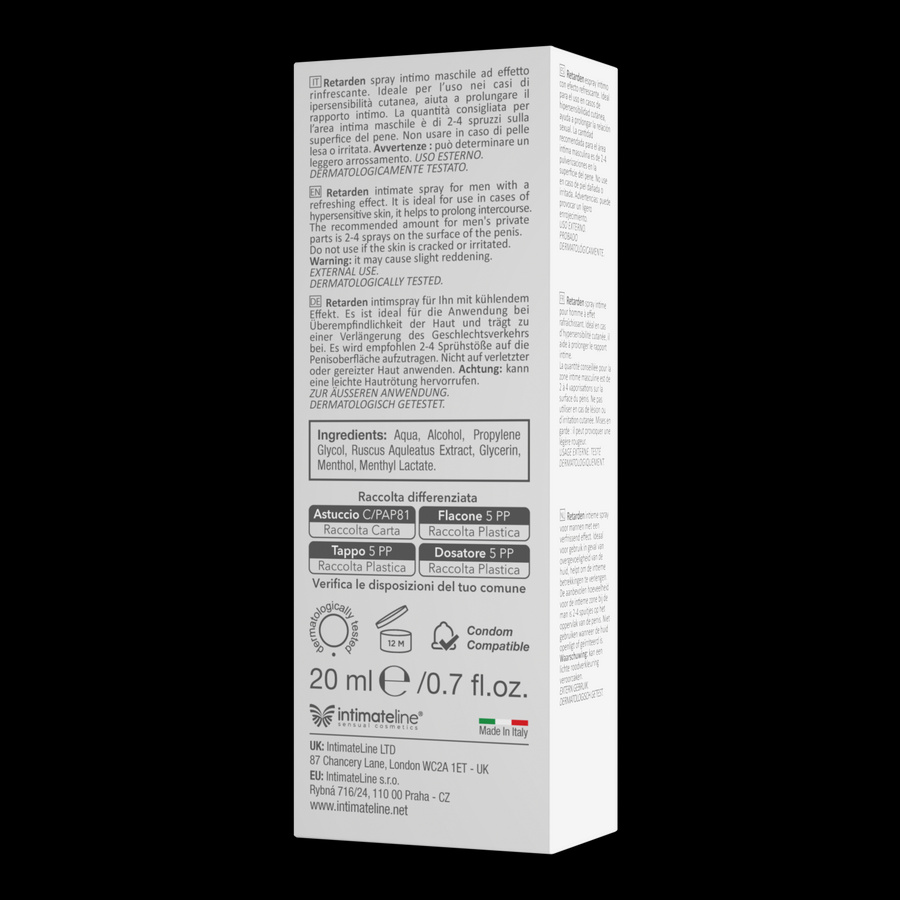 Chłodzący spray dla mężczyzn R20 20 ml IntimateLine