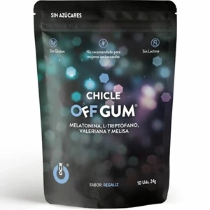 WUG GUM Relax – guma funkcjonalna z melatoniną, miętowa, 10 szt.