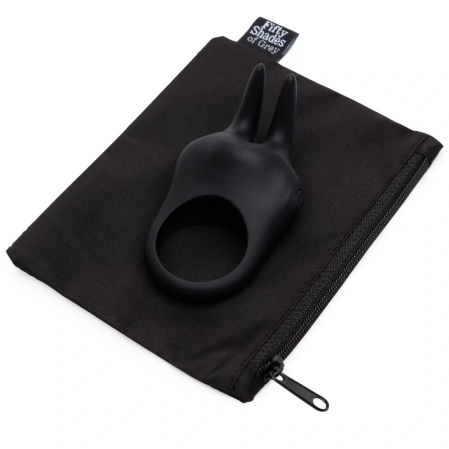 Fifty Shades of Grey Sensation Rabbit Ring wibrujący pierścień erekcyjny, ładowany przez USB