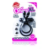 The Screaming O Ohare XL Black – silikonowy pierścień z 4 trybami pracy