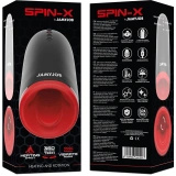 Jamyjob Spin-X masturbator z rotacją i podgrzewaniem, silikon, ładowalny