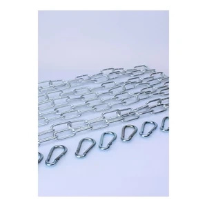 Mr. Sling Solid Chain Set zestaw 4 łańcuchów 110 cm z 8 karabińczykami, stal chromowana