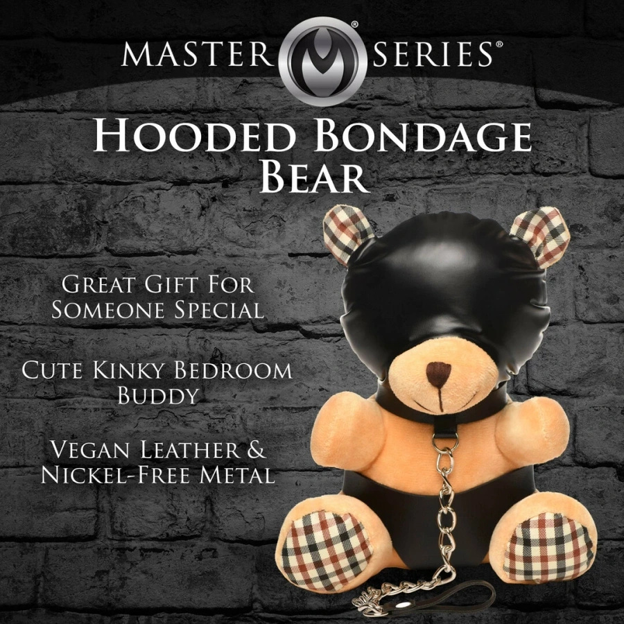 XR Brands Bondage Bear kolekcjonerski pluszak 23 cm pomarańczowy