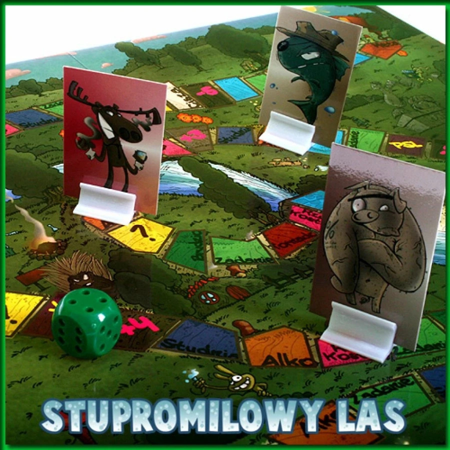 Stupromilowy Las – gra planszowa imprezowa, wersja polska
