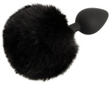 You2Toys Fluffy Tail Black M – korek analny z puszystym ogonem