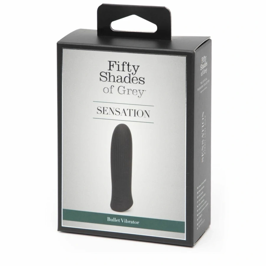 Fifty Shades of Grey Sensation Bullet – mini wibrator silikonowy, czarny