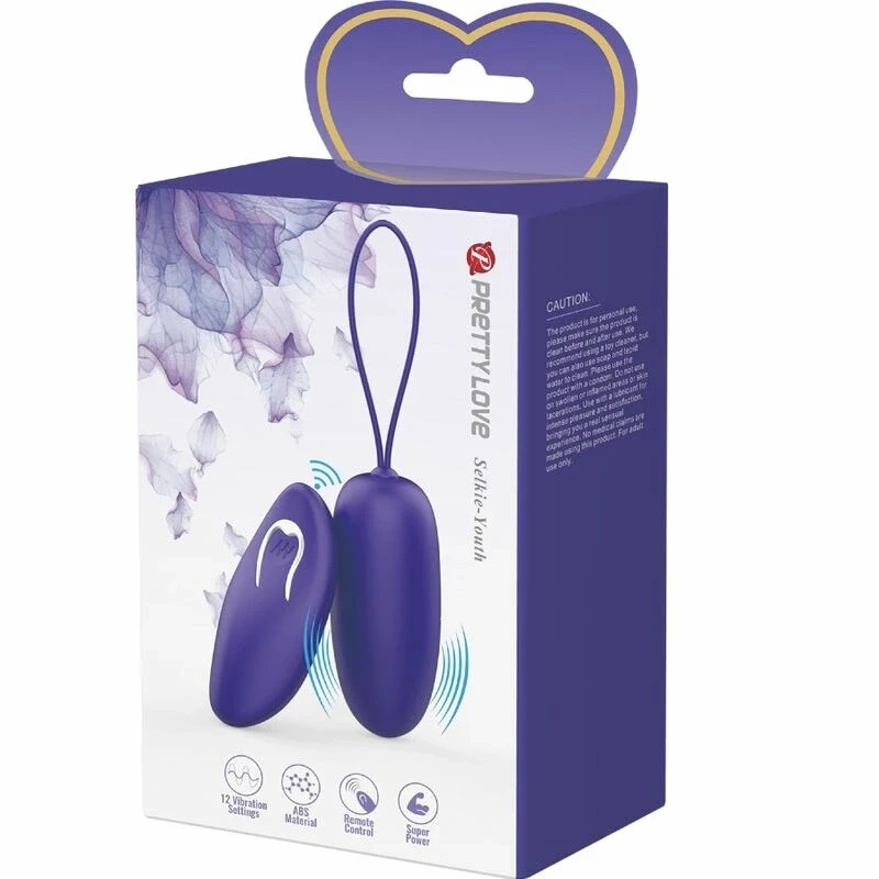 Pretty Love Selkie Youth Mini – wibrator z pilotem, fioletowy