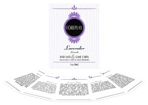 Kheper Games Foreplay Bath Set zestaw do kąpieli z solą i kartami