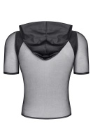 T-shirt Siateczkowy Z Kapturem Wetlook Tito Czarny Regnes