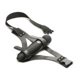 XR Brands Thunder Strap Wand – uprząż na udo z regulacją, czarna