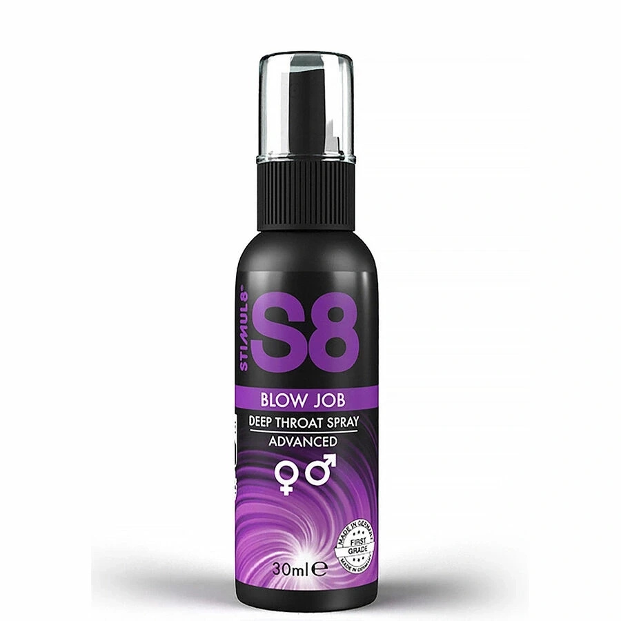 S8 Deep Throat Spray miętowy 30 ml – odświeżający spray do ust i gardła