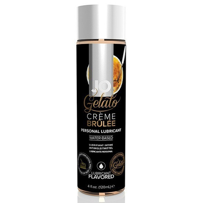 Lubrykant Jadalny O Smaku Lodów Creme Brulee Gelato Creme Brulee Lubricant Water-Based 120Ml System JO