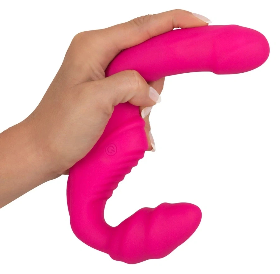 You2Toys Strapless Strap-On 2w1 różowy – wibrujący, bez uprzęży, 21,8 cm