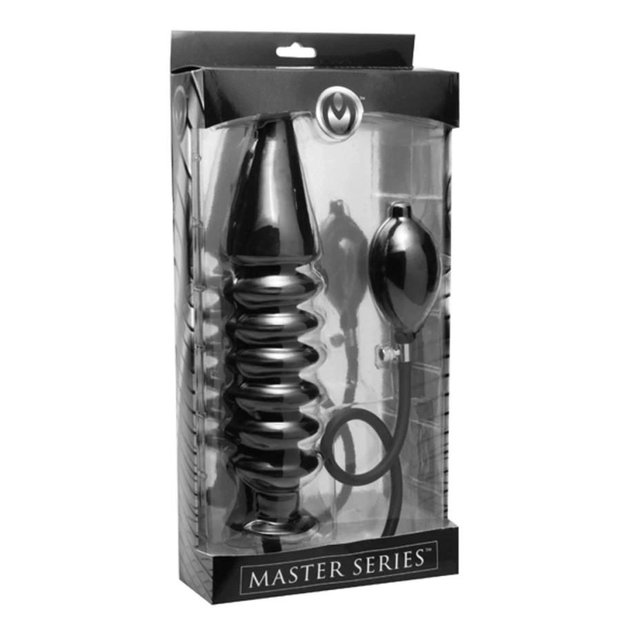 XR Brands Master Series XL korek analny nadmuchiwany, czarny