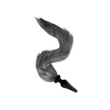 Zestaw Lis Korek Analny I Uszy Plug Grey Fox Tail Set Whipsmart