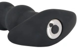 Black Velvets model 60383 – silikonowy korek analny z wibracją, czarny