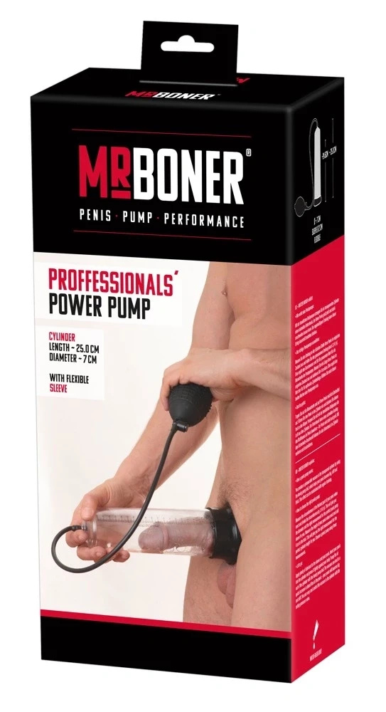 Mr. Boner pompa próżniowa z mankietem i skalą 25 cm