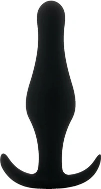 Shots Toys korek analny Small zwężona końcówka 11,7 cm, czarny
