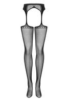 Garter Stockings S314 Czarne S/M/L Obsessive