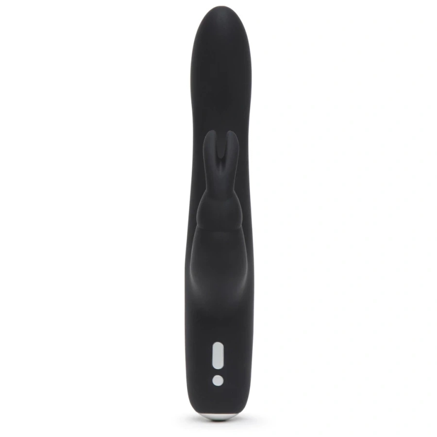 Fifty Shades of Grey Greedy Girl Slimline Rabbit wibrator króliczek ładowany USB, czarny