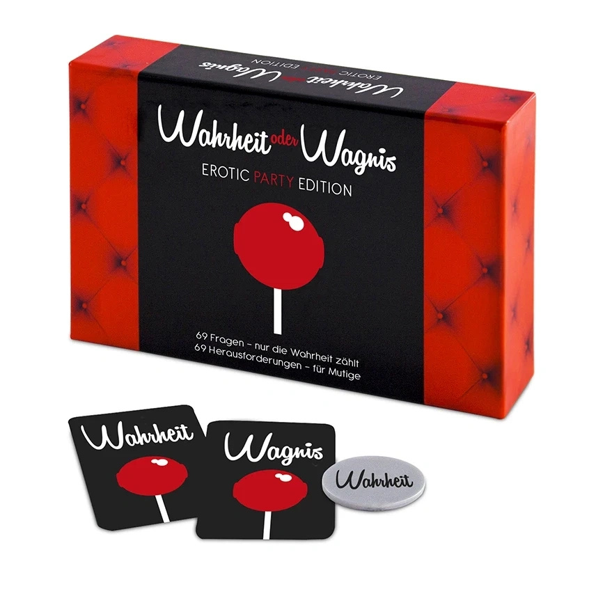 Wahrheit oder Wagnis Party Edition DE gra towarzyska 18+, 69 pytań i 69 zadań