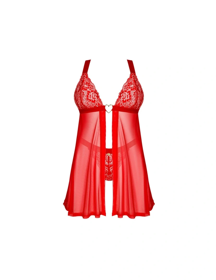 Komplet Bielizny Babydoll + Stringi Elianes Obsessive