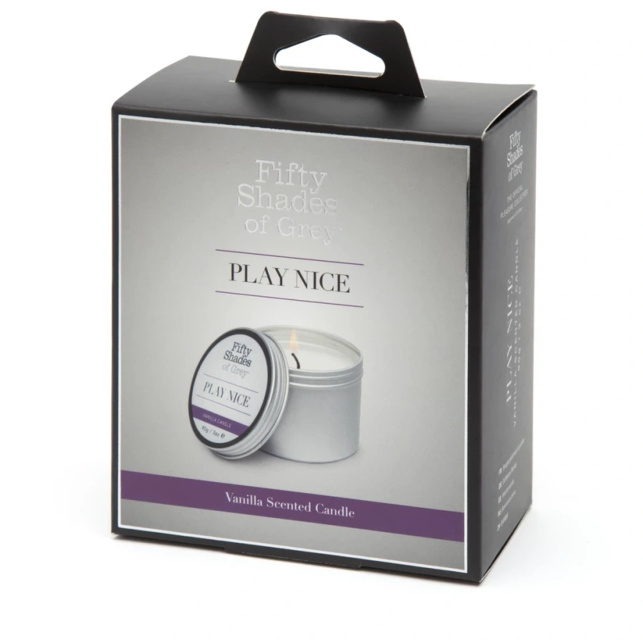 Fifty Shades of Grey Play Nice świeca do masażu waniliowa 90 g