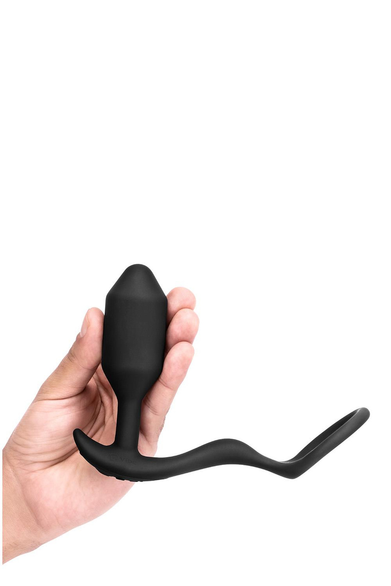 Korek analny Vibrating Snug & Tug Black b-Vibe