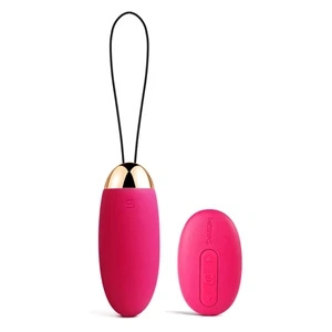 SVAKOM Elva bezprzewodowe jajko wibrujące Plum Red, silikon, 34 x 80 mm
