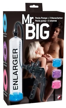 You2Toys Mr. Big pompa próżniowa z zaworem i 3 wymiennymi rękawami, 32 cm