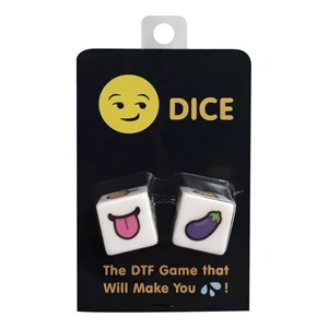 Kheper Games DTF Emoji Dice gra w kości z symbolami emoji