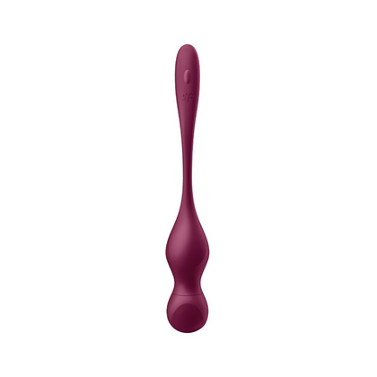 Wibrujące Kulki Love Birds Vary Connect App Wine Red Satisfyer