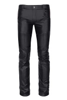 Spodnie Wetlook Z Perforowanymi Wstawkami Vitale Czarne Regnes
