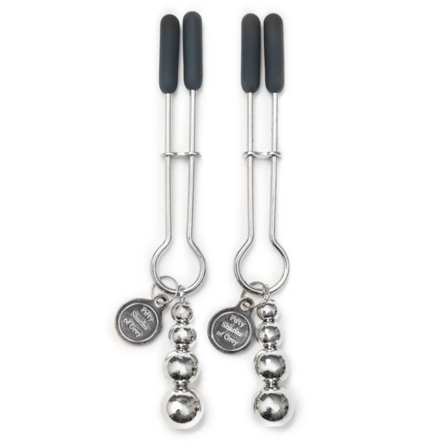 Fifty Shades of Grey The Pinch – zaciski regulowane z metalowym wykończeniem 8,3 cm
