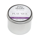 Fifty Shades of Grey Play Nice świeca do masażu waniliowa 90 g