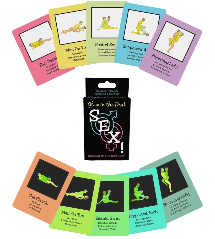 Kheper Games Glow-in-the-Dark Fantasy Cards – świecące karty dla par, wersja angielska
