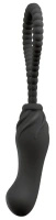 Black Velvets Perfect Fit strap-on bez pasków, czarny, 22 cm