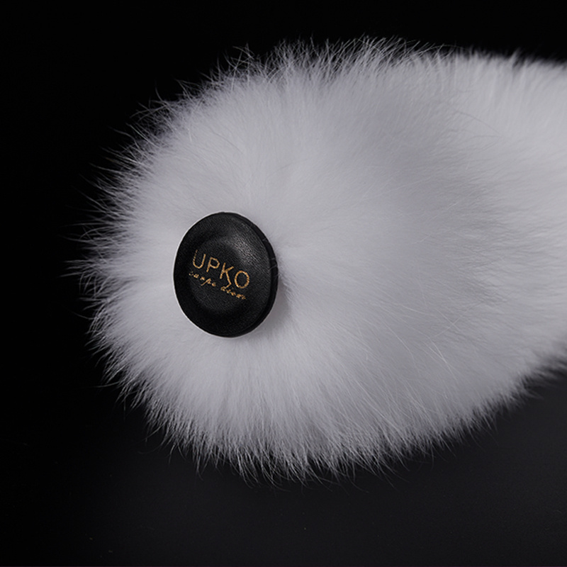 Odczepiany Metalowy Korek Z Lisim Ogonem Upko Fox Fur Tail Small Butt Plug UPKO