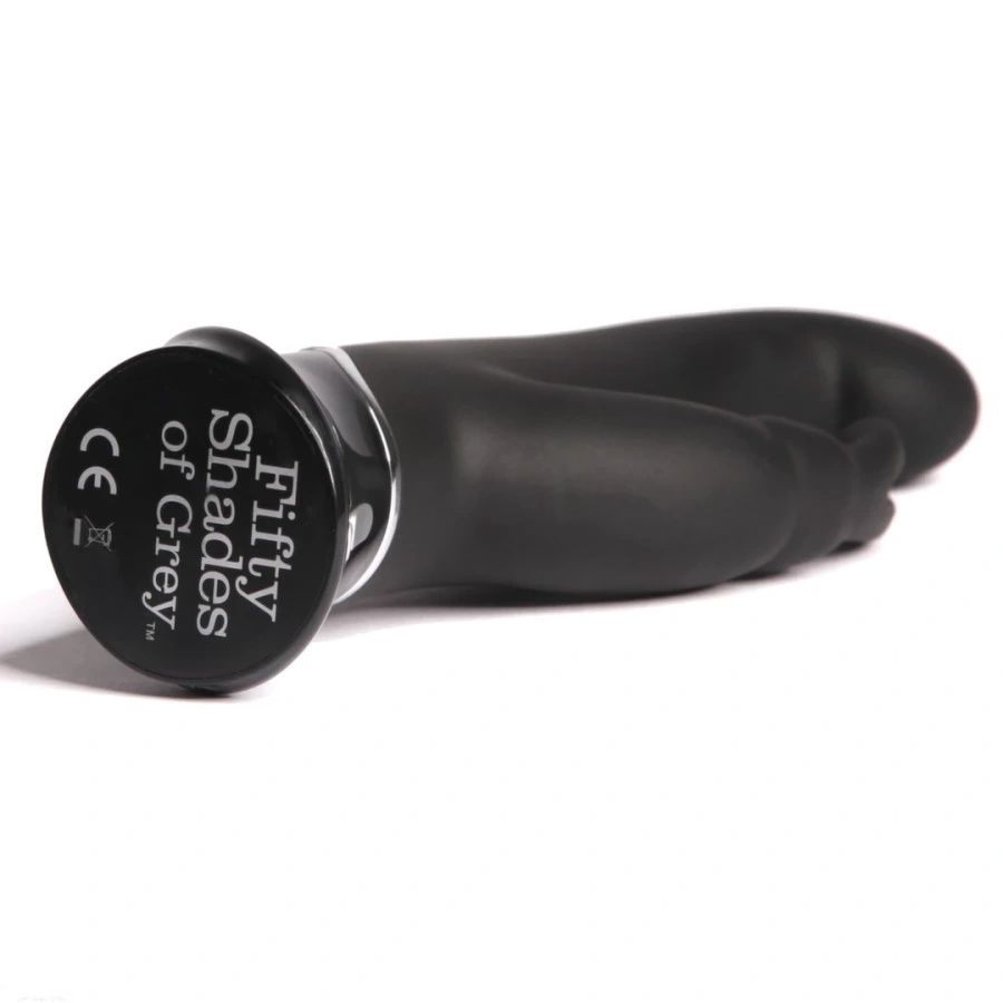 Fifty Shades of Grey Greedy Girl – wibrator króliczek silikonowy, 24,1 cm