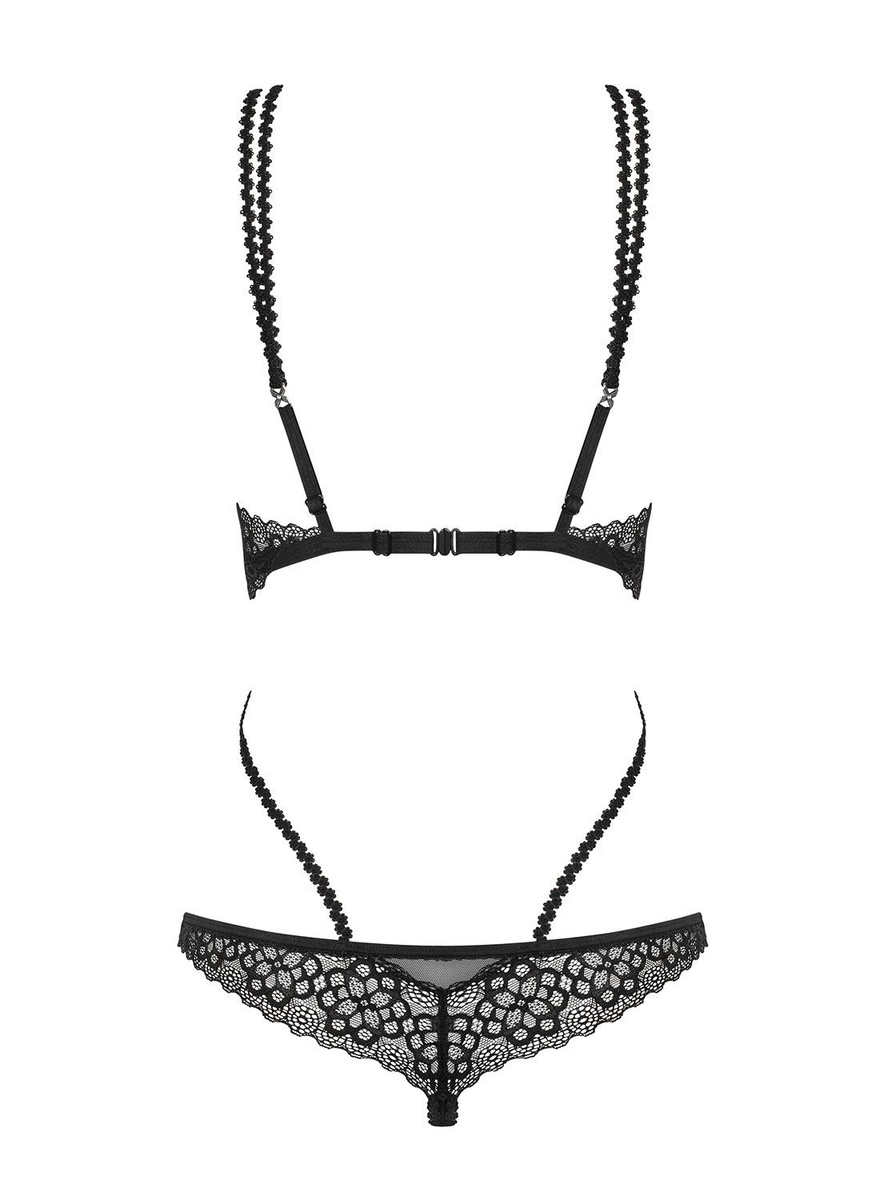 Liferia body otwarte czarne - Obsessive