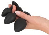 Black Velvets zestaw 4w1: prysznic higieniczny 224 ml i 3 aplikatory, czarny