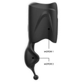 Jamyjob masturbator wibracyjny, silikon, 9 trybów, USB, wodoodporny