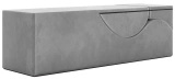 Liberator Aria Flip Chaise Grey – szezlong tapicerowany, regulowany, szary