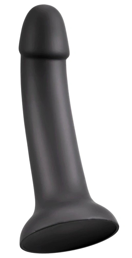 You2Toys Your Strap-On – majtki na szelkach z silikonowym dildo 17,5 cm, czarne