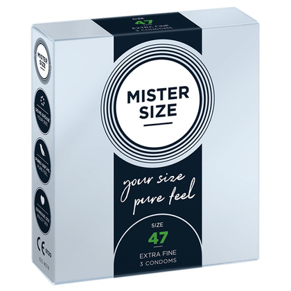 Condoms 3 Pieces Mister.Size