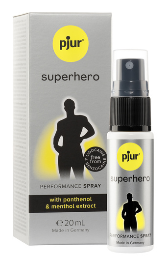 Spray dla mężczyzn Superhero Strong Spray 20 ml Pjur