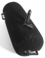 Fetish Fantasy Series Luv Log nadmuchiwana poduszka z wibratorem, czarna, 84 cm
