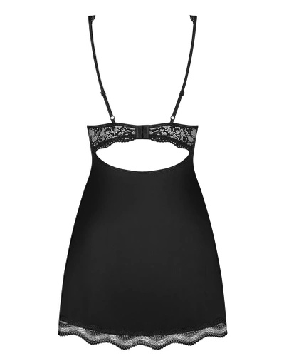 Luvae babydoll i stringi czarne Obsessive