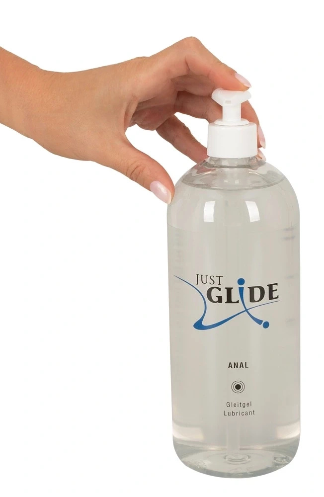 Just Glide Anal żel nawilżający na bazie wody 1 l, wegański